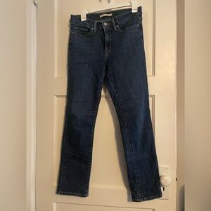 Levi's Women's Dark Blue Straight Leg Jeans